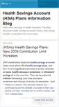 Mobile Screenshot of healthsavingsaccounts.wordpress.com