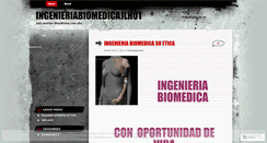 Desktop Screenshot of ingenieriabiomedicajlh01.wordpress.com