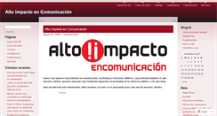 Desktop Screenshot of aicomunicacion.wordpress.com