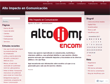 Tablet Screenshot of aicomunicacion.wordpress.com