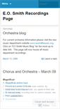Mobile Screenshot of eosorchestra.wordpress.com