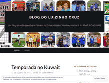 Tablet Screenshot of luizinhocruz.wordpress.com