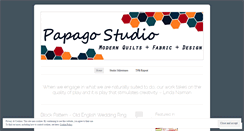 Desktop Screenshot of papagostudio.wordpress.com