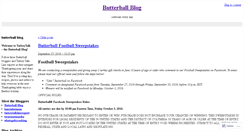 Desktop Screenshot of butterballblog.wordpress.com