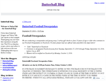 Tablet Screenshot of butterballblog.wordpress.com