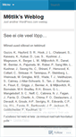 Mobile Screenshot of m6tlik.wordpress.com
