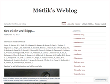 Tablet Screenshot of m6tlik.wordpress.com