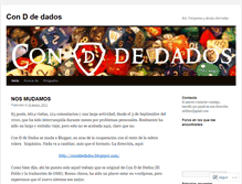 Tablet Screenshot of conddedados.wordpress.com