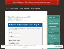 Tablet Screenshot of fall2011comp.wordpress.com