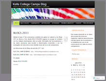 Tablet Screenshot of kellscollegecamps.wordpress.com