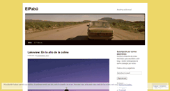 Desktop Screenshot of elpabu.wordpress.com