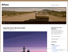 Tablet Screenshot of elpabu.wordpress.com