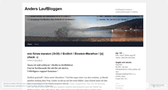 Desktop Screenshot of laufbloggen.wordpress.com
