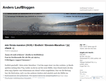 Tablet Screenshot of laufbloggen.wordpress.com