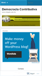 Mobile Screenshot of democraciacontributiva.wordpress.com