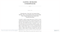 Desktop Screenshot of eatingburgersunderwater.wordpress.com