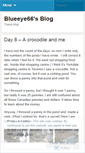 Mobile Screenshot of blueeye66.wordpress.com