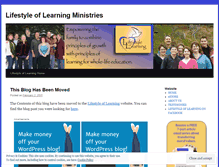 Tablet Screenshot of lifestyleoflearningministries.wordpress.com