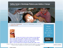 Tablet Screenshot of esteticadental.wordpress.com