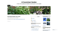 Desktop Screenshot of cavershamgarden.wordpress.com