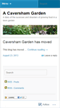 Mobile Screenshot of cavershamgarden.wordpress.com