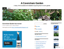 Tablet Screenshot of cavershamgarden.wordpress.com