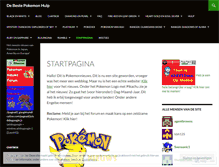 Tablet Screenshot of pokemonnieuws.wordpress.com
