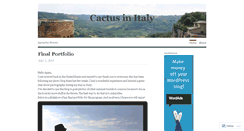 Desktop Screenshot of cactusinitaly.wordpress.com