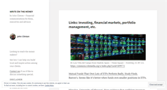 Desktop Screenshot of financialwriter.wordpress.com