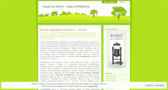 Desktop Screenshot of koszenasmieci.wordpress.com