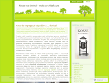 Tablet Screenshot of koszenasmieci.wordpress.com