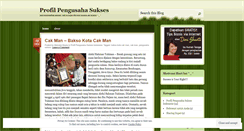 Desktop Screenshot of profilpengusahasukses.wordpress.com