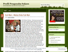 Tablet Screenshot of profilpengusahasukses.wordpress.com