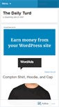 Mobile Screenshot of dailyturd.wordpress.com