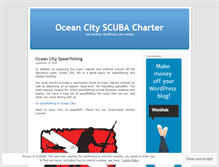 Tablet Screenshot of ocdiveboat.wordpress.com