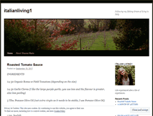 Tablet Screenshot of italianliving1.wordpress.com