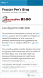 Mobile Screenshot of fructanpro.wordpress.com