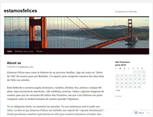 Tablet Screenshot of estamosfelices.wordpress.com