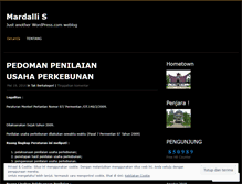 Tablet Screenshot of mardalli.wordpress.com