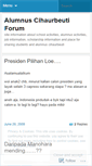 Mobile Screenshot of forumalumnichb.wordpress.com