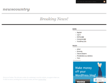 Tablet Screenshot of newscountry.wordpress.com