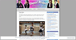 Desktop Screenshot of happyproject.wordpress.com