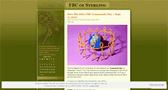 Desktop Screenshot of fbcsterlingva.wordpress.com