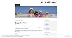 Desktop Screenshot of mkkidswear.wordpress.com