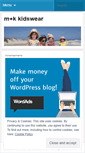 Mobile Screenshot of mkkidswear.wordpress.com