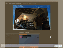 Tablet Screenshot of pansyschoolbusboys.wordpress.com