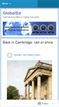 Mobile Screenshot of globaleduc.wordpress.com