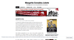 Desktop Screenshot of margagjubete.wordpress.com