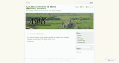 Desktop Screenshot of irishmedievalist.wordpress.com