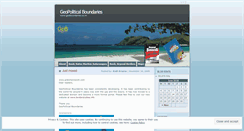 Desktop Screenshot of geoboundaries.wordpress.com